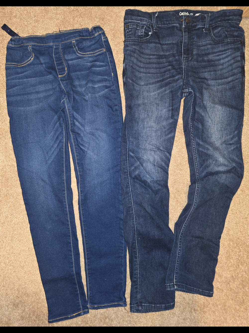 Cat And Jack & Levis Girls Blue Jeans Size 14